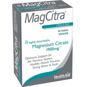 Κιτρικό Μαγνήσιο MagCitra Health Aid Tabs 60 Τμχ
