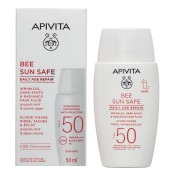 Apivita Bee Sun Safe Λεπτόρρευστη Κρέμα Προσώπου Λάμψης για Ρυτίδες & &hellip;