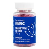 Natures Plus Kιτρικό Mαγνήσιο γεύση Βατόμουρο Magnesium Citrate 105mg &hellip;