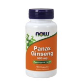 Εκχύλισμα  Πάναξ Τζίνσενγκ 500mg για Τόνωση Panax Ginseng 500mg  Now 100 veg.caps