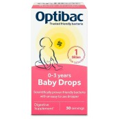 Optibac Probiotics Kids Drops Παιδικό Συμπλήρωμα Διατροφής με Φλικά Βα &hellip;