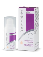 Tecnoskin Total Beauty Eye Cream Αντιρυτιδική Kρέμα ματιών all  in one που καλύπτει τους μαύρους κύκλους 15ml