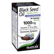 Health Aid Black Seed Oil 1000mg Συμπλήρωμα Διατροφής με Έλαιο Σπόρων &hellip;