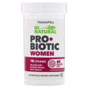 Natures Plus Probiotics For Women With Prebiotic Fiber Gi Natural Pr ...