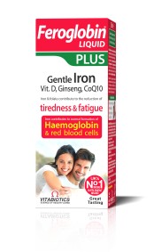 Vitabiotics Feroglobin Liquid Plus Συμπλήρωμα Σιδήρου σε υγρή Μορφή 20 &hellip;