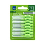 Intermed Ergonomic Mini InterBrush 0,8mm Πράσινα Μεσοδόντια Βουρτσάκια &hellip;