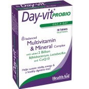 Συνδυασμός Βιταμινών Με Προβιοτικά Day-Vit Probio Health Aid Tabs 30 Τ &hellip;