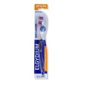 Elgydium Inter-Active Medium Οδοντόβουρτσα Μέτρια σε Ροζ Χρώμα