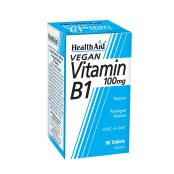 Συμπλήρωμα Διατροφής Με Βιταμίνη Β1 Vitamin B1 (Thiamin HCl) 100mg Hea &hellip;