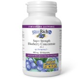 Natural Factors BlueRich Plus 500mg Αντιοξειδωτική Φόρμουλα για το Ανο …