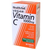 Health Aid Vegan Vitamin C 1000mg Bioflavonoids Βιταμίνη C για Ενέργει &hellip;