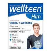 Vitabiotics Συμπλήρωμα Διατροφής για Αγόρια Στην Εφηβεία Wellteen Him &hellip;