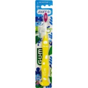 Gum Junior Monsters Παιδική Οδοντόβουρτσα 6+ Ετών σε Κίτρινο Χρώμα