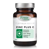 Power Health Ψευδάργυρος 16 mg με Βιταμίνη C 150 mg Zinc Plus C Platin &hellip;