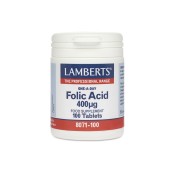 Lamberts Φολικό Οξύ 400μg Folic Acid 400μg One A Day 100tabs