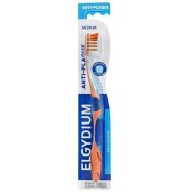 Elgydium Anti-Plaque Medium Οδοντόβουρτσα Μέτρια σε Πορτοκαλί Χρώμα