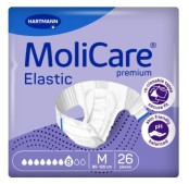 MoliCare Premium Elastic Πάνες Νύχτας Medium 85-120cm 8 Σταγόνων 26 τε &hellip;