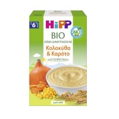 HiPP  Bio Κρέμα Δημητριακών με Κολοκύθα και Καρότο χωρίς Γάλα Κατάλληλ &hellip;