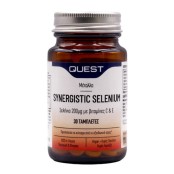 Quest Synergistic Selenium 200μg Συμπλήρωμα με Σελήνιο και Βιταμίνες C &hellip;