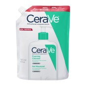 CeraVe Foaming Cleanser Refill Αφρίζον Gel Καθαρισμού για Λιπαρή Επιδερμίδα Κατάλληλο για Πρόσωπο και Σώμα Ανταλλακτική Συσκευασία 473ml