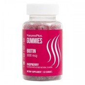 Natures Plus Biotin 5000mcg Βιοτίνη 60 ζελεδάκια