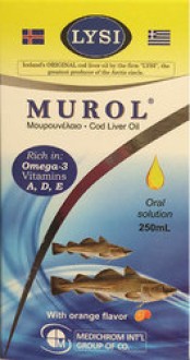 MEDICHROM MUROL ΜΟΥΡΟΥΝΕΛΑΙΟ ΓΕΥΣΗ ΠΟΡΤΟΚΑΛΙ 250ml