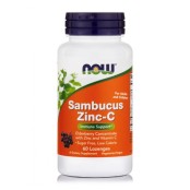 Now Sambucus Zinc-C Lozenges Παστίλιες με Σαμπούκο και Βιταμίνη C για &hellip;
