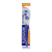 Elgydium Inter-Active Medium Οδοντόβουρτσα Μέτρια σε Μωβ Χρώμα