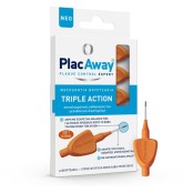 Plac Away Triple Action Μεσοδόντια Βουρτσάκια 0.45mm ISO 1 Πορτοκαλί 6 &hellip;