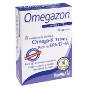 Συμπλήρωμα Διατροφής Με Ωμέγα 3 Omegazon Omega 3 (750mg) Health Aid Ca &hellip;