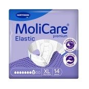 Hartmann MoliCare Premium Slip Elastic XL 8 Drops Πάνα Ακράτειας Νύχτα &hellip;