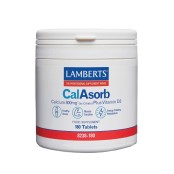 Lamberts CalAsorb Συμπλήρωμα Ασβεστίου 800mg Με Βιταμίνη D3 180 tabs