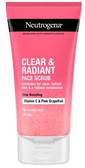 Neutrogena Clear & Radiant Face Scrub Vitamin C & Pink Grapefruit 150m &hellip;
