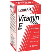 Βιταμίνη Ε Vitamin E (1000iu) Health Aid Caps 30 Τμχ