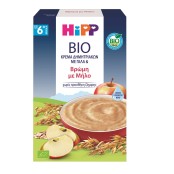 HiPP BIO Κρέμα Δημητριακών με Γάλα & Βρώμη με Μήλο Κατάλληλη για Βρέφη …
