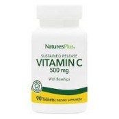 Βιταμίνη C 500 mg με Καρπούς Αγριοτριανταφυλλιάς Βαθμιαίας Αποδέσμευση &hellip;