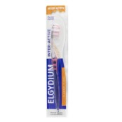 Elgydium Inter-Active Hard Οδοντόβουρτσα Σκληρή σε Ροζ Χρώμα