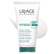 Uriage Hyseac Fluide SPF50+ Λεπτόρρευστη Κρέμα με Ματ Αποτέλεσμα για Λ &hellip;