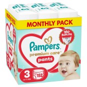 Pampers Premium Care Πάνα Βρακάκι Μέγεθος 3 6kg-11kg 152 Τεμ