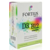 Geoplan Fortius D3 + B12 Συμπλήρωμα Διατροφής με Βιταμίνη D3 2500iu κα &hellip;