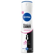 Nivea Deo Spray Black & White Invisible Original Anti Perspirant Αποσμ &hellip;