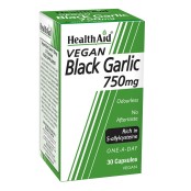 Health Aid Black Garlic 750mg Έλαιο Μαύρου Σκόρδου 30 caps