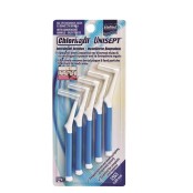 Μεσοδόντια Βουρτσάκια Μπλέ Interdental Brushes SSSS 0,6mm Unisept Chlo &hellip;
