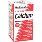 Ασβέστιο Calcium (600mg) Health Aid Tabs 60 Τμχ