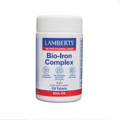 Lamberts Βιο - Iron Complex Φόρμουλα Σιδήρου και B12 120 tabs
