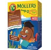Mollers Omega 3 Μουρουνέλαιο 36 ζελεδάκια με Γεύση Cola