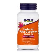 Συμπλήρωμα Β-Καροτίνης 25,000IU Natural Beta Carotene (25,000IU) Now 90 softgels