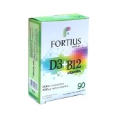 Geoplan Fortius D3 + B12 Συμπλήρωμα Διατροφής με Βιταμίνη D3 2500iu κα &hellip;