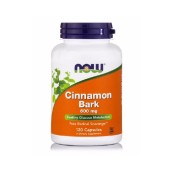 Συμπλήρωμα Κανέλας Cinnamon Bark 600mg Now 120 caps