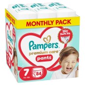 Pampers Premium Care Πάνα Βρακάκι Μέγεθος 7 (15kg+) 84 Πάνες βρακάκι